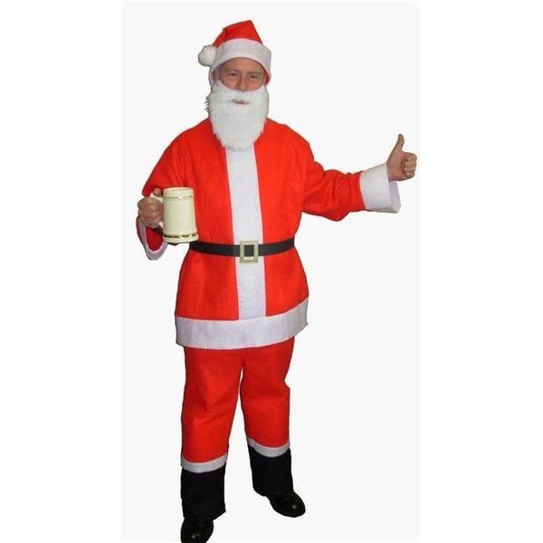 Halco Halco 4000 Santa Claus Beer Bar Crawl Spree Adult Costume - 42-48 Jacket Up to 52 Waist 4000